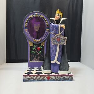 Jim Shore Disney Traditions Evil Queen with Mirror Figurine 6013067 NWT No Box